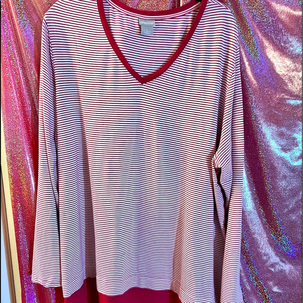 Dressy long sleeve top